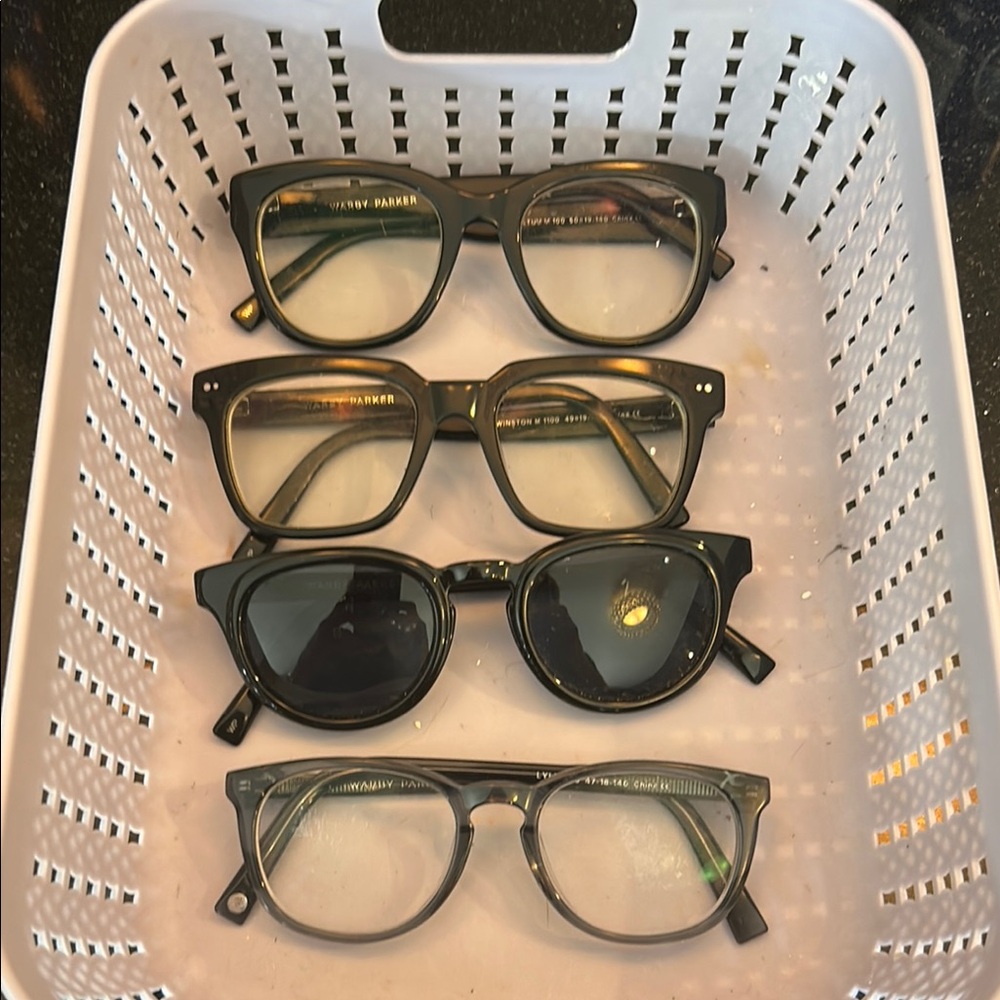 Warby Parker Women's Glasses - Black and Gray